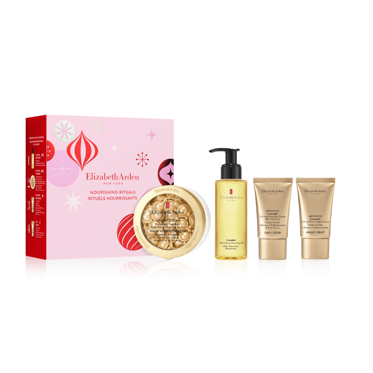 Elizabeth Arden Ceramide Adv.Gold 60pcs + Clea.Oil