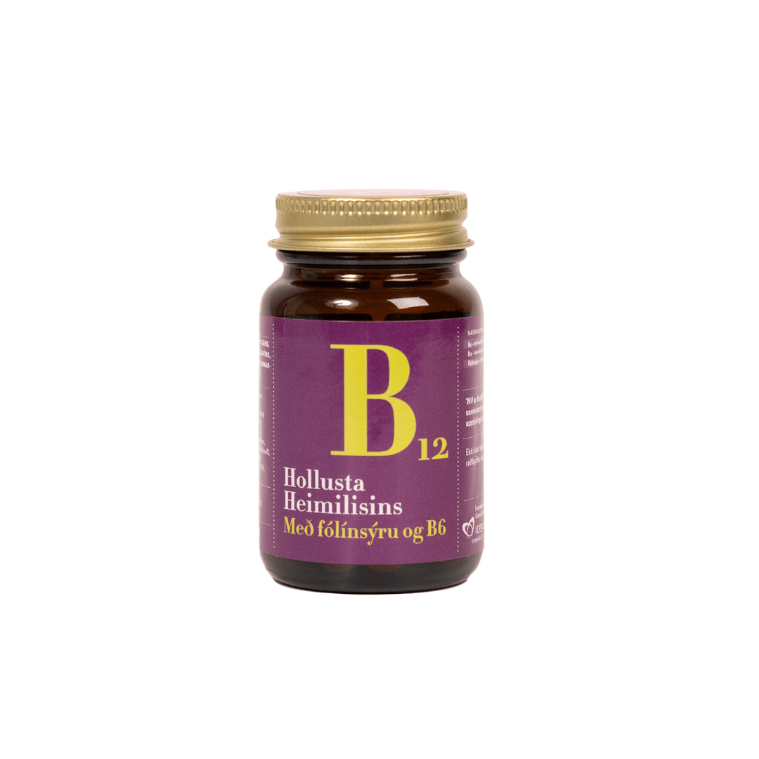 Hollusta Heimilisins Sterkt B12 með B6 og fólín