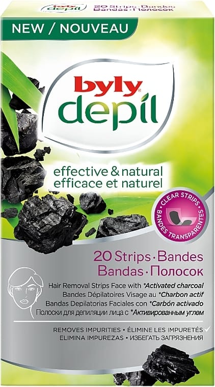 Byly Face Strips Charcoal 20stk