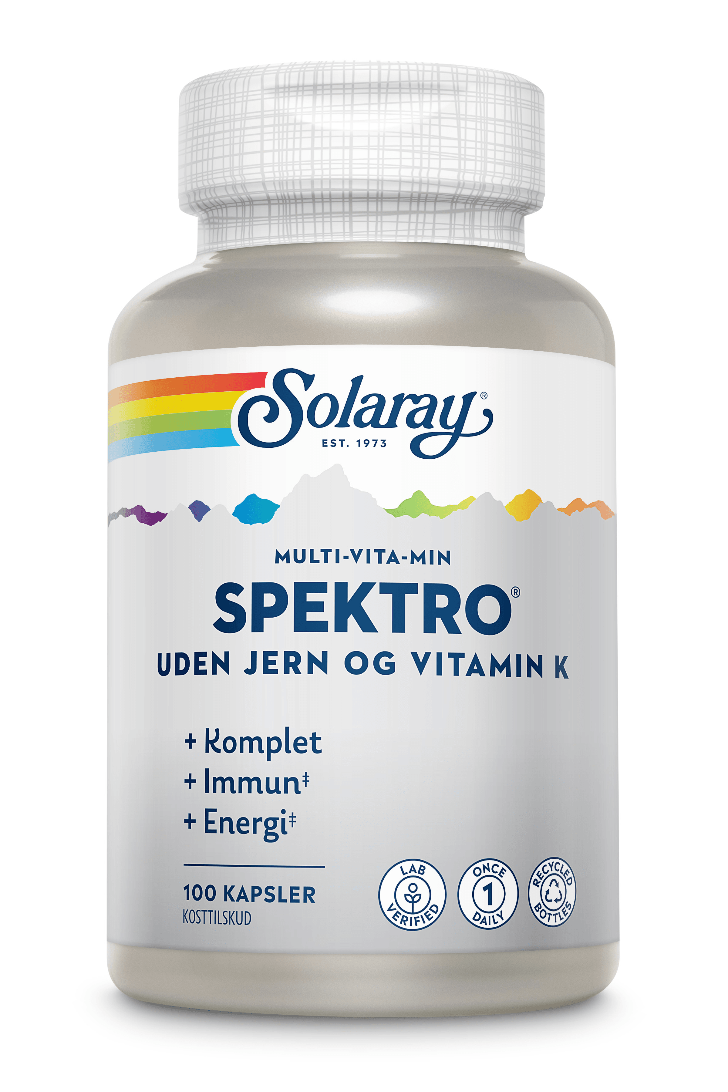 SOLARAY Spektro Án Járn og K 100stk