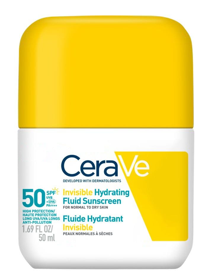 CeraVe Invisible Hydrating Fluid Sunscreen SPF50