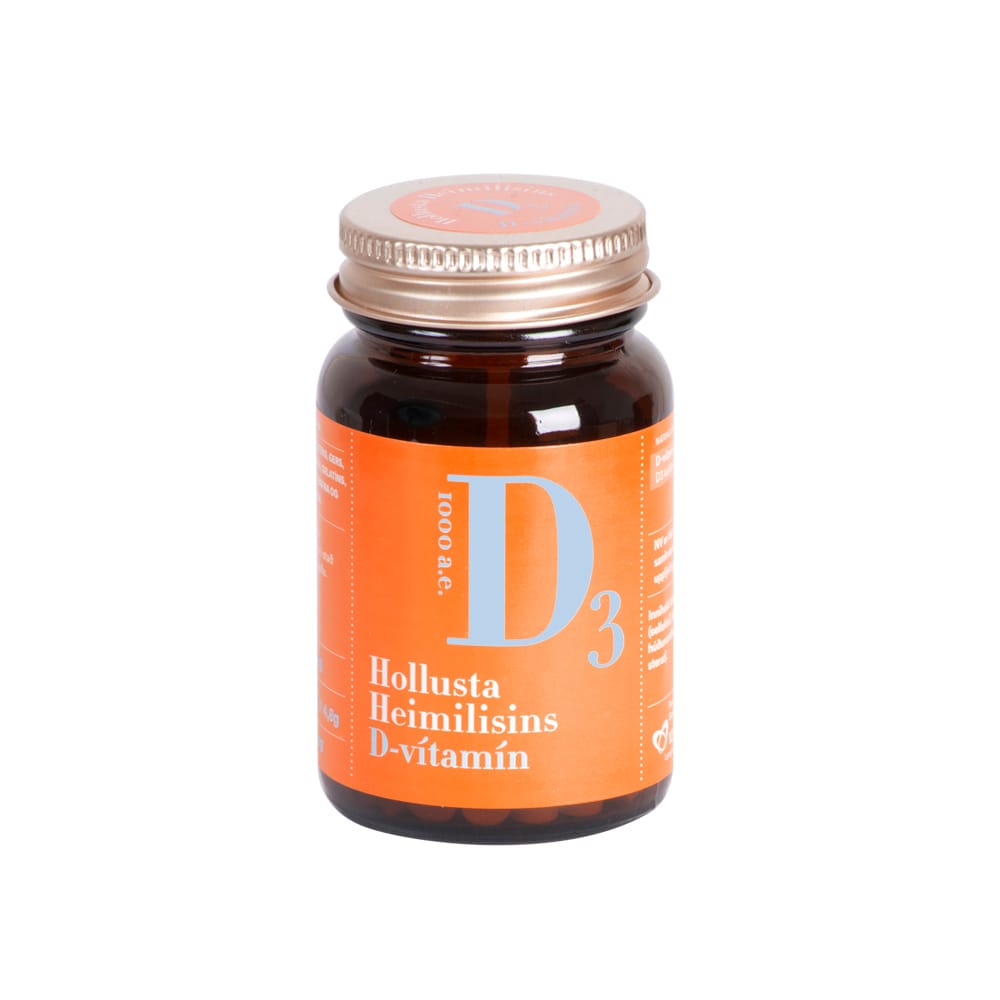 Hollusta Heimilisins D Vítamín 25mcg 1000ae 60stk